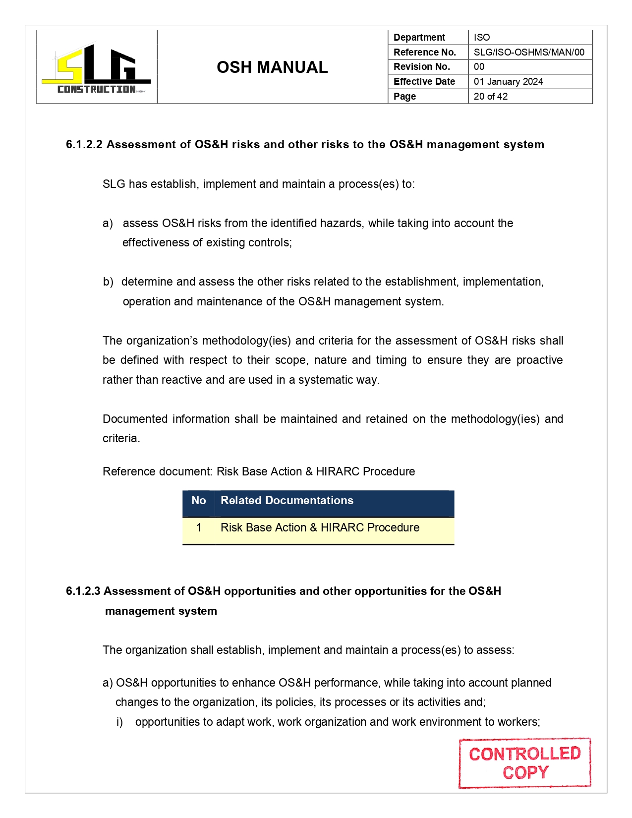 OSH Manual Page 22
